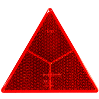 Rød varseltrekant WAŚ reflekterende lys