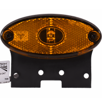 ASPÖCK FLATPOINT II LED-markeringslampe, oransje, universal, med brakett