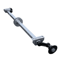 KNOTT VG7-L ubremset aksel for tilhenger 750kg 1607mm 2027mm 4x100