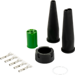 ASPÖCK 5-PIN bajonettkontakt for 12V baklykter, grønn