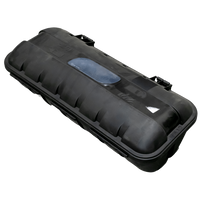 UTSLUKKING Brannslukningsapparatboks 9/12 kg DAKEN 82511 STRIKE 707x322x239mm svart