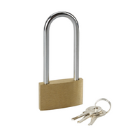 Messinghengelås 50mm LAMP BASIC XL, ørediameter 30mm