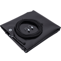 Flatt deksel presenning til henger 258x153cm BRENDERUP 2260WS B TILT