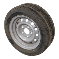 UTSALG Forsterket felg for tilhenger LINGLONG DEKK 195/50 R13C 104/101N TILHENGERFELG 5.5Jx13"H2 5x112 ET:30