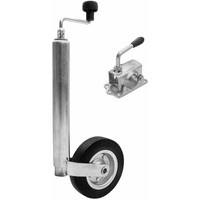 Støttehjul med støpejernsklemme WINTERHOFF ST48-200VB+KLE48-G 150kg 48mm 505-725mm