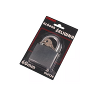 Hengelås i støpejern 60 mm HERMON, øyediameter 8 mm