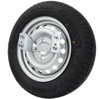 Reservehjul til henger 155/70 R13 79N XL RIM 4x100 ET:30 57mm + brakett