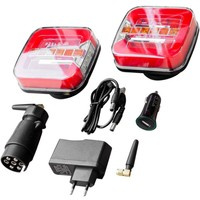 TT-teknologi TT.12523B LED-baklykter 4 funksjoner venstre+høyre, trådløs, magnetisk