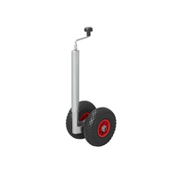 ProPlus 341508 støttehjul pneumatisk hjul 300 kg 48 mm 660-870 mm