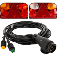 Baklykter FRISTOM FT-088 + MANTES sele 7m 13-PIN