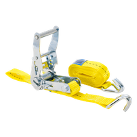 UNITRAILER 3m/25mm/1t gult transportbånd med strammer