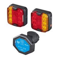 ProPlus LED 13-PIN baklykter 4 funksjoner venstre + høyre, magnetisk, Bluetooth
