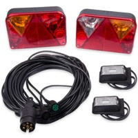 Lyssett: DOBPLAST baklys + DOBPLAST LED sidelys + MANTES 7m 7-PIN sele