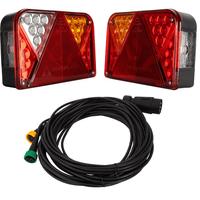 DOBPLAST DPT35 LED-baklykter + MANTES 7m 7-PIN ledningsnett