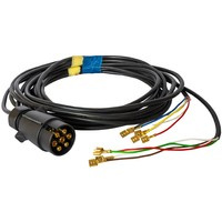 MANTES elektrisk installasjonskabel for tilhenger 4m 7PIN-plugg 6.3-kontakter
