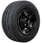 Forsterket hjul til henger KENDA DEKK 195/55 R10C 98/96N ALUMINIUM FELG STARCO sort 6Jx10"H2 5x112 ET:-4