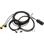 MANTES elektrisk installasjon tilhenger sele 4,7 m 7 PIN plugg bajonetter 2x 5 PIN + 2x 2 PIN