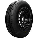 Forsterket hjul for tilhenger LINGLONG DEKK 185/80 R14C 104/102N UNITRAILER FELG svart 5,5Jx14"H2 5x112 ET:30