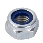 Mutter for DROMET M10 støttehjul, selvlåsende, DIN 985