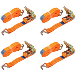 Sett med fire transportbelter med strammer UNITRAILER 6m/35mm/2t