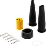 ASPÖCK 5-PIN bajonettkontakt for 12V baklykter, gul