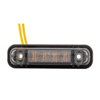 FRISTOM FT-081 LED MØRK markeringslampe, oransje, universal