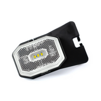 FRISTOM FT-001 BI LED hvit universalmarkeringslampe med vinkelholder