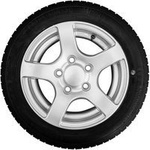 Forsterket hjul KENDA DEKK 195/50 R13C 104/102N STARCO ALU FELGER 6Jx13"H2 5x112 ET:30