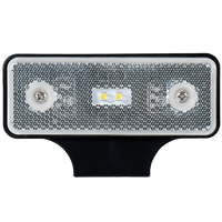 Frontmarkeringslampe LED hvit 12-24V