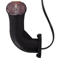 ASPÖCK SUPERPOINT II venstre markeringslampe på gummiarm