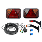 Lyssett: FRISTOM FT-270 LED-baklys + FRISTOM FT-145 LED-sidemarkeringslys + MANTES 7m 13-PIN sele
