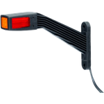 FRISTOM FT-145 LED høyre markeringslampe på gummiarm