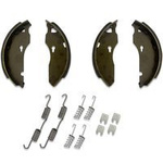 Bremsesko for aksler AL-KO 160x35 med et sett UNITRAILER fjærer