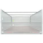 H-0 flat ramme for presenningsdeksel til UNITRAILER GARDEN TRAILER 264 KIPP tilhenger