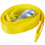 Slepetau med kroker UNITRAILER slepestropp 3m/50mm/3t gul