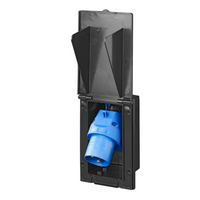 CEE ProPlus 373505BK veggkontakt, utvendig, 160×100 mm, svart