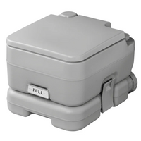 ProPlus 370415CR Bærbart campingtoalett grått 10L/10L