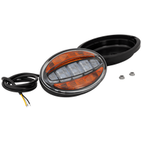 FRISTOM FT-356 LED universal frontlampe med hus for innfelt montering