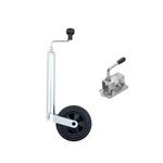 Støttehjul med støpejernsklemme WINTERHOFF ST48-200V+KLE48-G 150kg 48mm 505-725mm