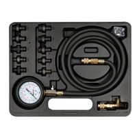 YATO YT-73031 oljetrykksmåler, sett med 12 deler.