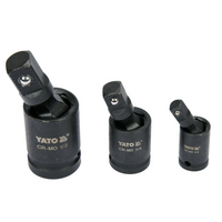 YATO YT-10643 Slagfugesett 1/4", 3/8", 1/2" 3 stk.