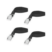 Sett med fire ProPlus 321285 sykkelmonteringsstropper, lengde 40 cm