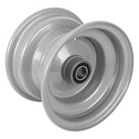 UNITRAILER stålfelg 5,5Ix8"H2 3x128 med lagre 6205-2RS