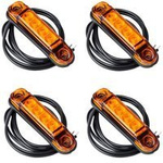 Sett med fire HORPOL LD 2328 LED universelle slanke markeringslamper