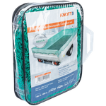 Sikkerhetsnett med KNOTT 2000x2500 gummi