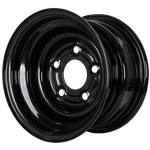 Stålfelg til henger UNITRAILER svart 6Jx10"H2 5x112 ET:-4