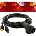 Baklykter FRISTOM FT-088 + MANTES sele 7m 13-PIN