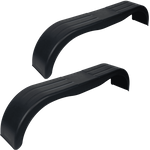 Sett med to tandemskjermer for en 13-14" DOMAR D20300 tilhenger, flate hjulbuer 1500/240 mm