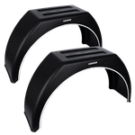 Sett med to skvettskjermer for en 14-17&quot; tilhenger DOMAR DK3110 flate hjulbuer 870/260 mm