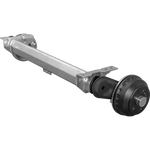 AL-KO COMPACT bremseaksel for tilhenger / bergingsbil 1350kg 900mm 1300mm 5x112